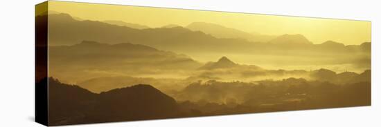 Mist Hills Miyazaki Japan-null-Stretched Canvas