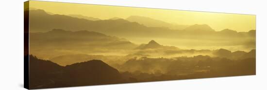 Mist Hills Miyazaki Japan-null-Stretched Canvas