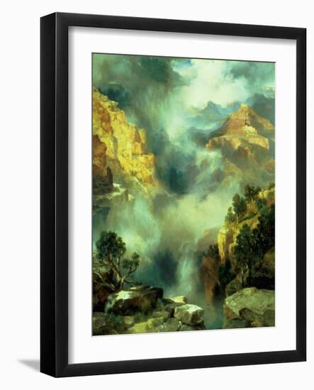 Mist in the Canyon, 1914-Moran-Framed Giclee Print