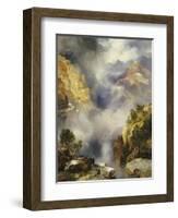 Mist in the Canyon, 1914-Thomas Moran-Framed Giclee Print