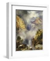 Mist in the Canyon, 1914-Thomas Moran-Framed Giclee Print