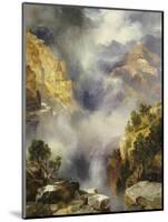 Mist in the Canyon, 1914-Thomas Moran-Mounted Giclee Print