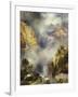 Mist in the Canyon, 1914-Thomas Moran-Framed Giclee Print