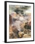 Mist in the Canyon-Thomas Moran-Framed Art Print