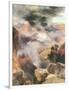 Mist in the Canyon-Thomas Moran-Framed Art Print