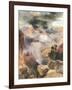 Mist in the Canyon-Thomas Moran-Framed Art Print