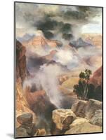 Mist in the Canyon-Thomas Moran-Mounted Art Print