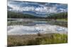 Mist on Lost Lake, Ski Hill and surrounding forest, Whistler, British Columbia, Canada, North Ameri-Frank Fell-Mounted Photographic Print