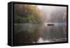 Mist on the Lake-Danny Head-Framed Stretched Canvas