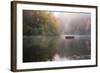 Mist on the Lake-Danny Head-Framed Photographic Print