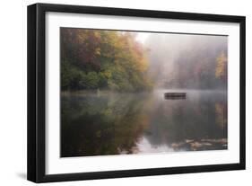 Mist on the Lake-Danny Head-Framed Photographic Print