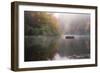 Mist on the Lake-Danny Head-Framed Premium Photographic Print