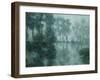 Mist on the River in Winter, 1919-Eug?ne Boudin-Framed Giclee Print