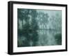 Mist on the River in Winter, 1919-Eug?ne Boudin-Framed Giclee Print