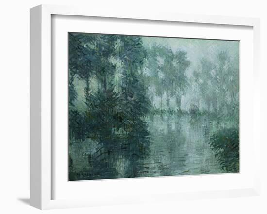 Mist on the River in Winter, 1919-Eug?ne Boudin-Framed Giclee Print