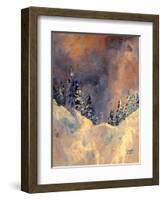 Mist on the Snow Peak, 2009-Patricia Brintle-Framed Giclee Print