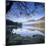 Mist over Llyn Gwynant and Snowdon, Snowdonia National Park, Conwy, Wales, United Kingdom, Europe-Stuart Black-Mounted Photographic Print