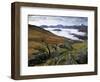 Mist over Llyn Gwynant and Snowdonia Mountains, Snowdonia National Park, Conwy, Wales, United Kingd-Stuart Black-Framed Photographic Print