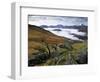 Mist over Llyn Gwynant and Snowdonia Mountains, Snowdonia National Park, Conwy, Wales, United Kingd-Stuart Black-Framed Photographic Print