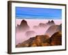 Mist over Rock Formations-Cindy Kassab-Framed Photographic Print