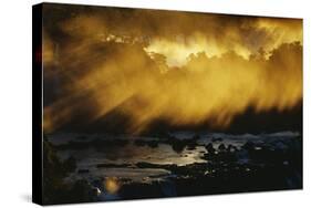 Mist Rising from Iguazu Falls-W. Perry Conway-Stretched Canvas