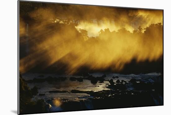 Mist Rising from Iguazu Falls-W. Perry Conway-Mounted Photographic Print