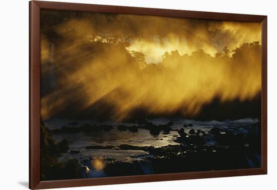 Mist Rising from Iguazu Falls-W. Perry Conway-Framed Photographic Print