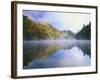 Mist Rising from Milcreek Lake, Natural Bridge State Park, Daniel Boone National Forest, Kentucky,-Adam Jones-Framed Photographic Print