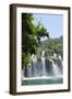 Mist Rising from Skradinski Buk Waterfalls with Densely Forested Surrounds-Nick Upton-Framed Photographic Print