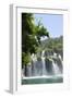 Mist Rising from Skradinski Buk Waterfalls with Densely Forested Surrounds-Nick Upton-Framed Photographic Print