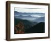 Mist Rising from the Cataloochee Ski Area, Near Maggie Valley, North Carolina, USA-Julian Pottage-Framed Photographic Print