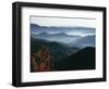 Mist Rising from the Cataloochee Ski Area, Near Maggie Valley, North Carolina, USA-Julian Pottage-Framed Photographic Print