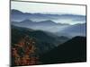 Mist Rising from the Cataloochee Ski Area, Near Maggie Valley, North Carolina, USA-Julian Pottage-Mounted Photographic Print