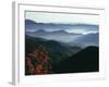 Mist Rising from the Cataloochee Ski Area, Near Maggie Valley, North Carolina, USA-Julian Pottage-Framed Photographic Print