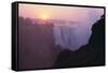 Mist Rising from Waterfall-DLILLC-Framed Stretched Canvas