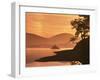 Mist Rising on Derwent Water at Dawn, Lake District National Park, Cumbria, England, United Kingdom-Nigel Blythe-Framed Photographic Print