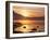 Mist Rising on Derwent Water at Sunrise, Lake District National Park, Cumbria, England, UK-Nigel Blythe-Framed Photographic Print