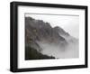 Mist Shrouds the Tian Shan in Xinjiang Province, North-West China. September 2006-George Chan-Framed Photographic Print