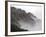 Mist Shrouds the Tian Shan in Xinjiang Province, North-West China. September 2006-George Chan-Framed Photographic Print