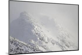 Mist Swirling around Coire an Lochain in Winter, Cairngorm Mountains, Scotland, UK-Peter Cairns-Mounted Photographic Print