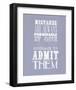 Mistakes Are Always Forgivable-null-Framed Art Print