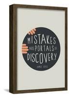 Mistakes Are Portals Of Discovery-null-Framed Poster