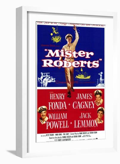 Mister Roberts, 1955-null-Framed Art Print