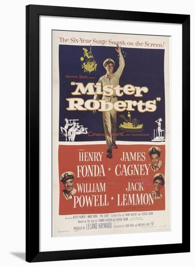 Mister Roberts, 1955-null-Framed Art Print