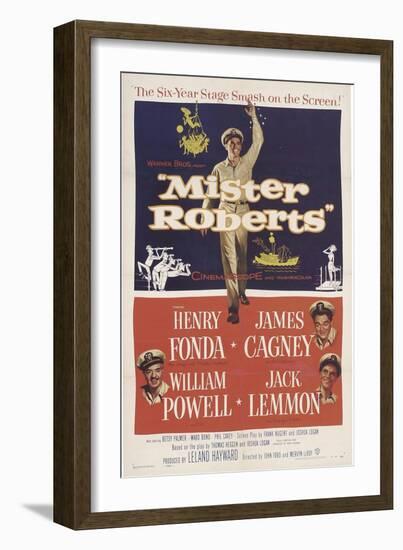 Mister Roberts, 1955-null-Framed Art Print