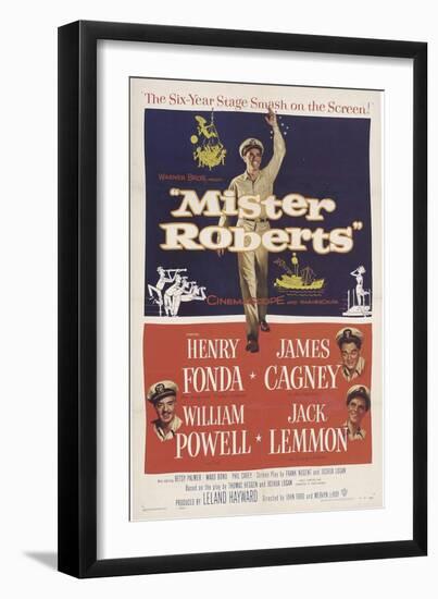 Mister Roberts, 1955-null-Framed Art Print