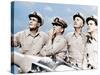 MISTER ROBERTS, from left: Henry Fonda, James Cagney, William Powell, Jack Lemmon, 1955-null-Stretched Canvas