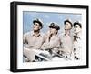 MISTER ROBERTS, from left: Henry Fonda, James Cagney, William Powell, Jack Lemmon, 1955-null-Framed Photo