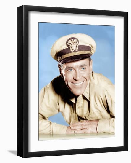 MISTER ROBERTS, Henry Fonda, 1955-null-Framed Photo