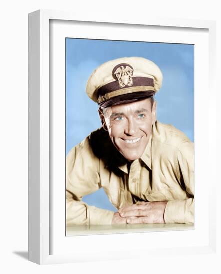 MISTER ROBERTS, Henry Fonda, 1955-null-Framed Photo